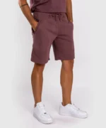 Venum Short En Coton Silent Power Brun (2)