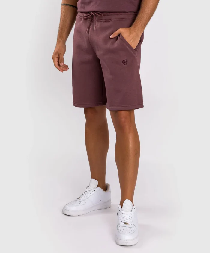 Venum Short En Coton Silent Power Brun (4)