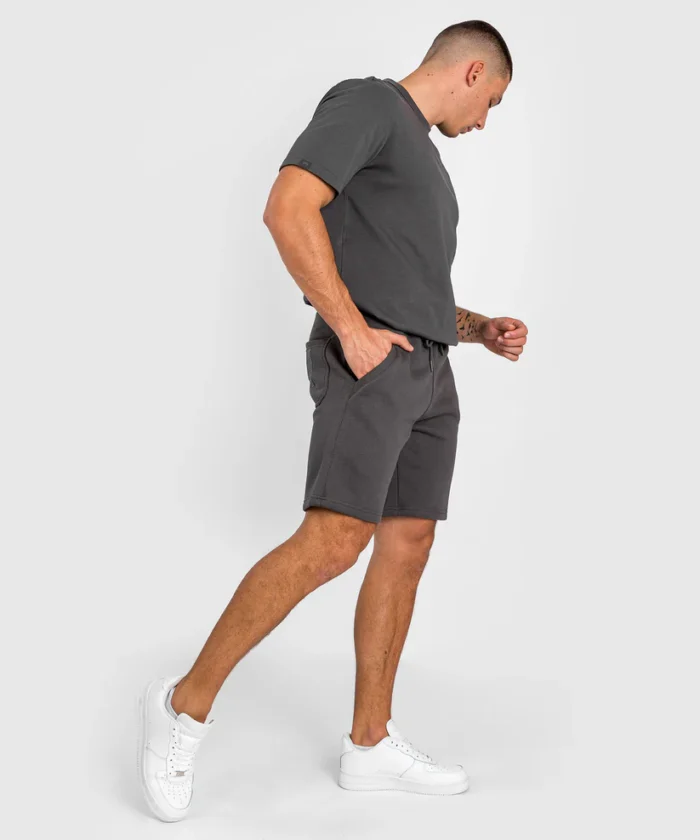 Venum Short En Coton Silent Power Gris (1)