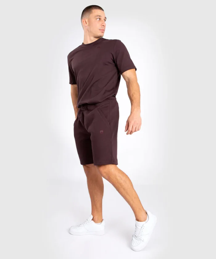 Venum Short En Coton Silent Power Marron Foncé (1)