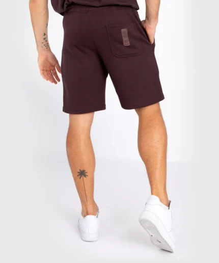 Venum Short En Coton Silent Power Marron Foncé (2)