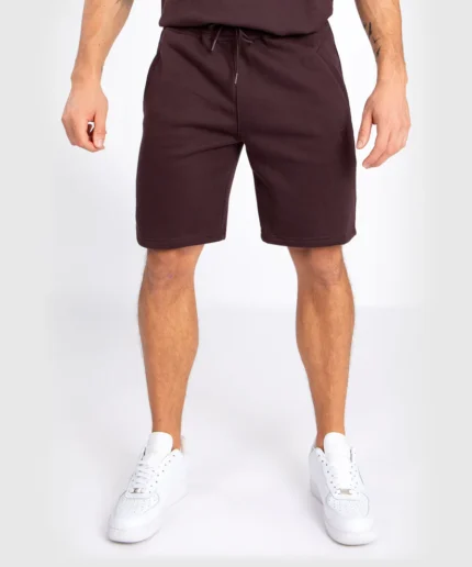 Venum Short En Coton Silent Power Marron Foncé (3)