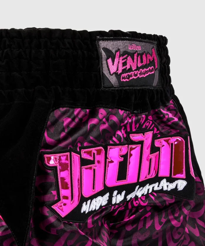 Venum Shorts Attack Muay Thaï NoirRose (2)