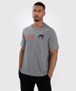 Venum T Shirt Classique Gris Rouge (2)